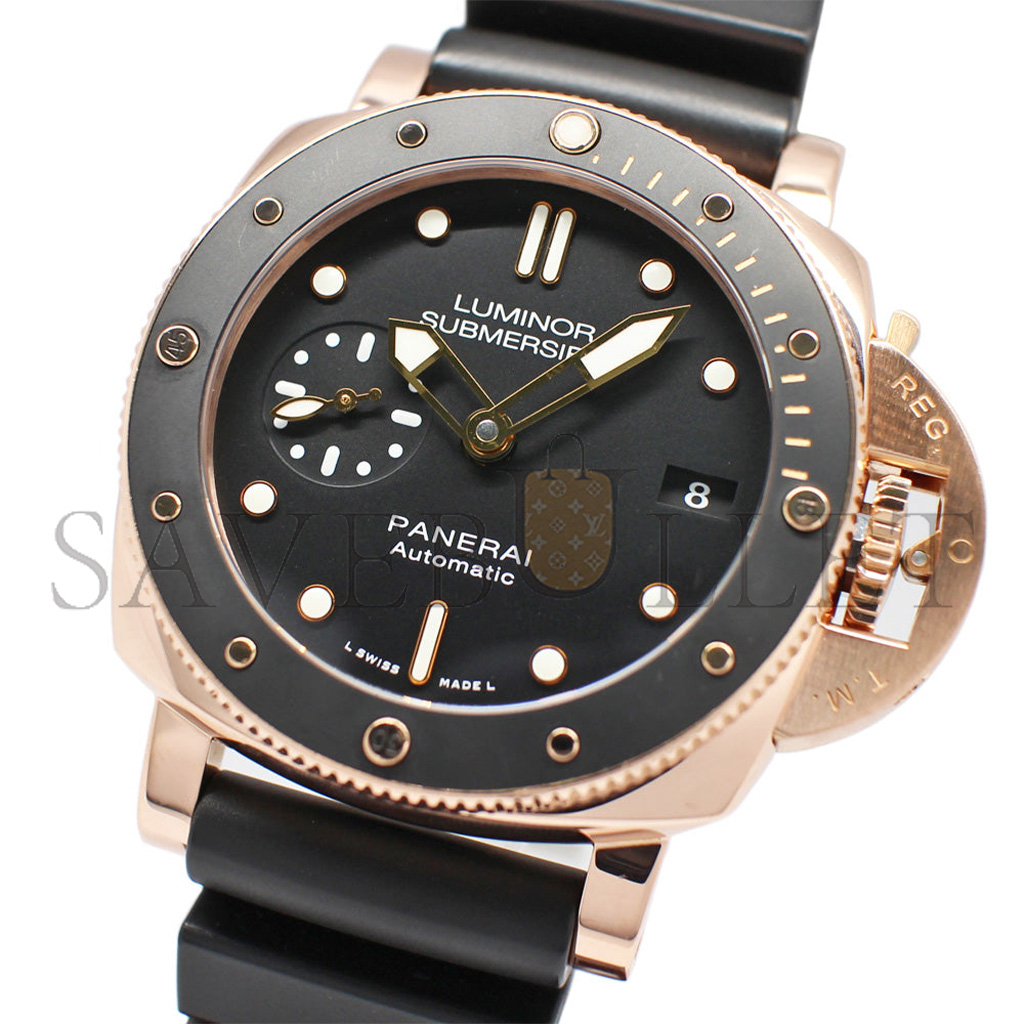 pa*e*ai luminoir 1950 subM*rable 3 ds oloroso black aut0matic watch pam00684